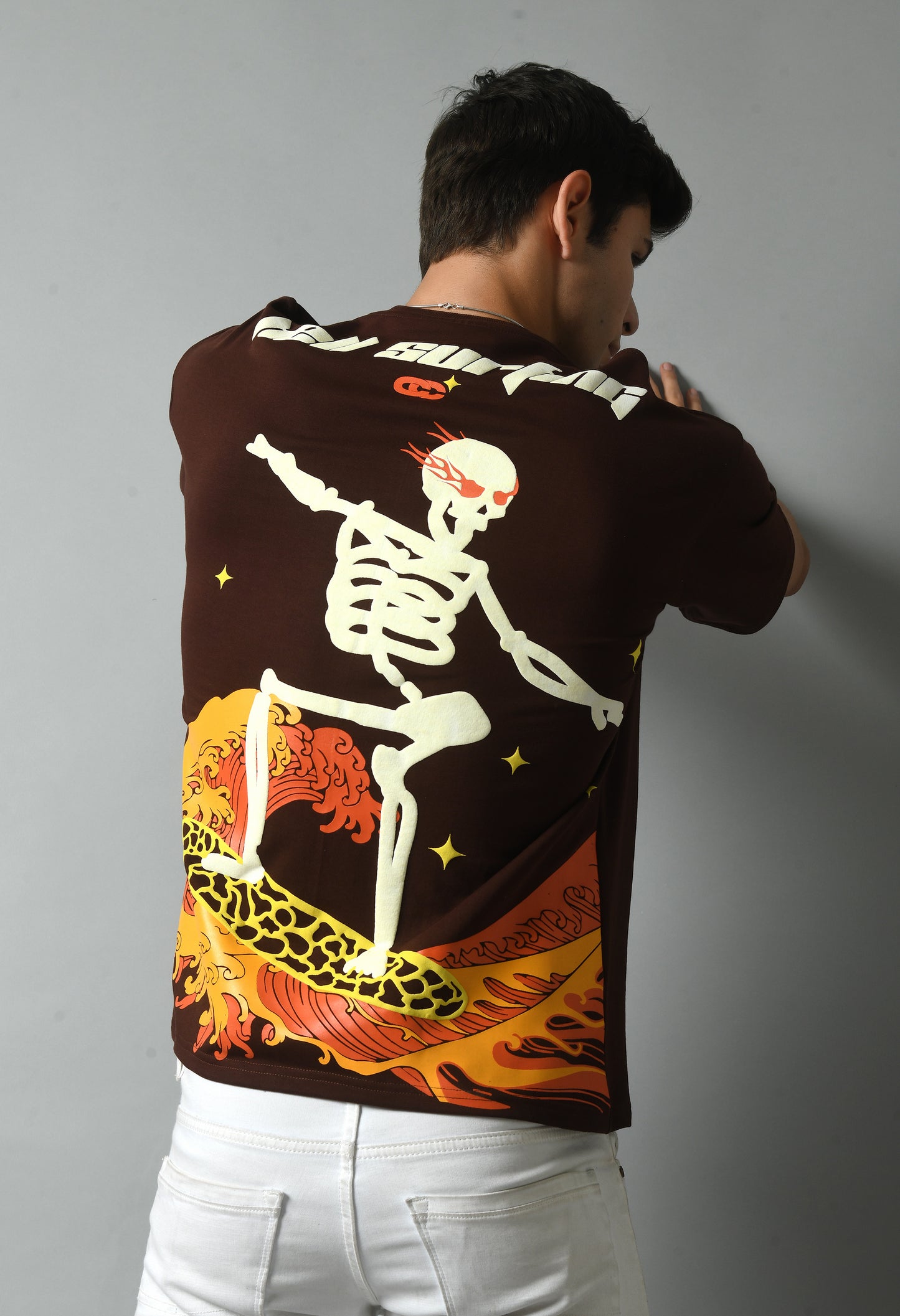 Brown Hell Surfer Unisex T-Shirt